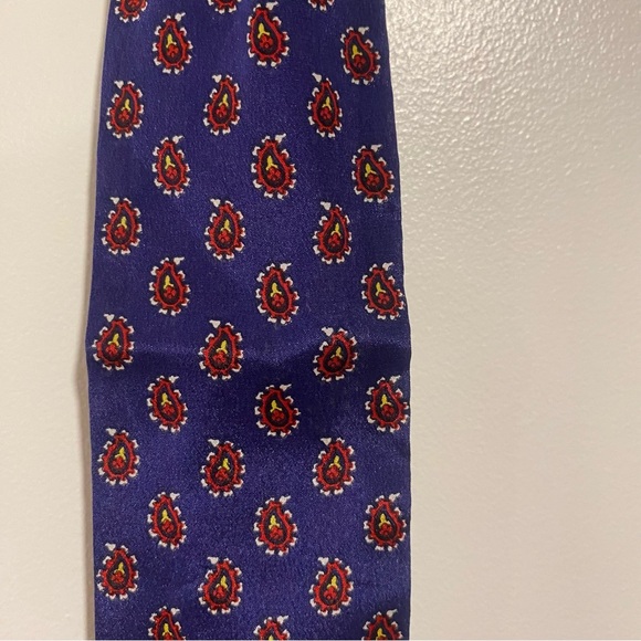 VINTAGE Vickey Davis Silk Paisley Scarf - Picture 3 of 5